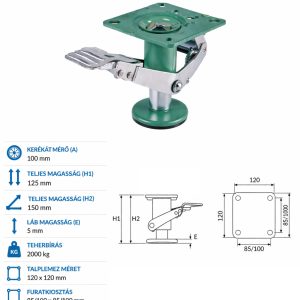 4040-0206 picior de sprijin